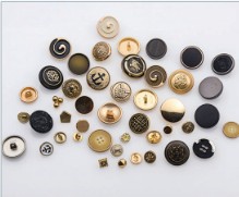 White chalk four hole buttons